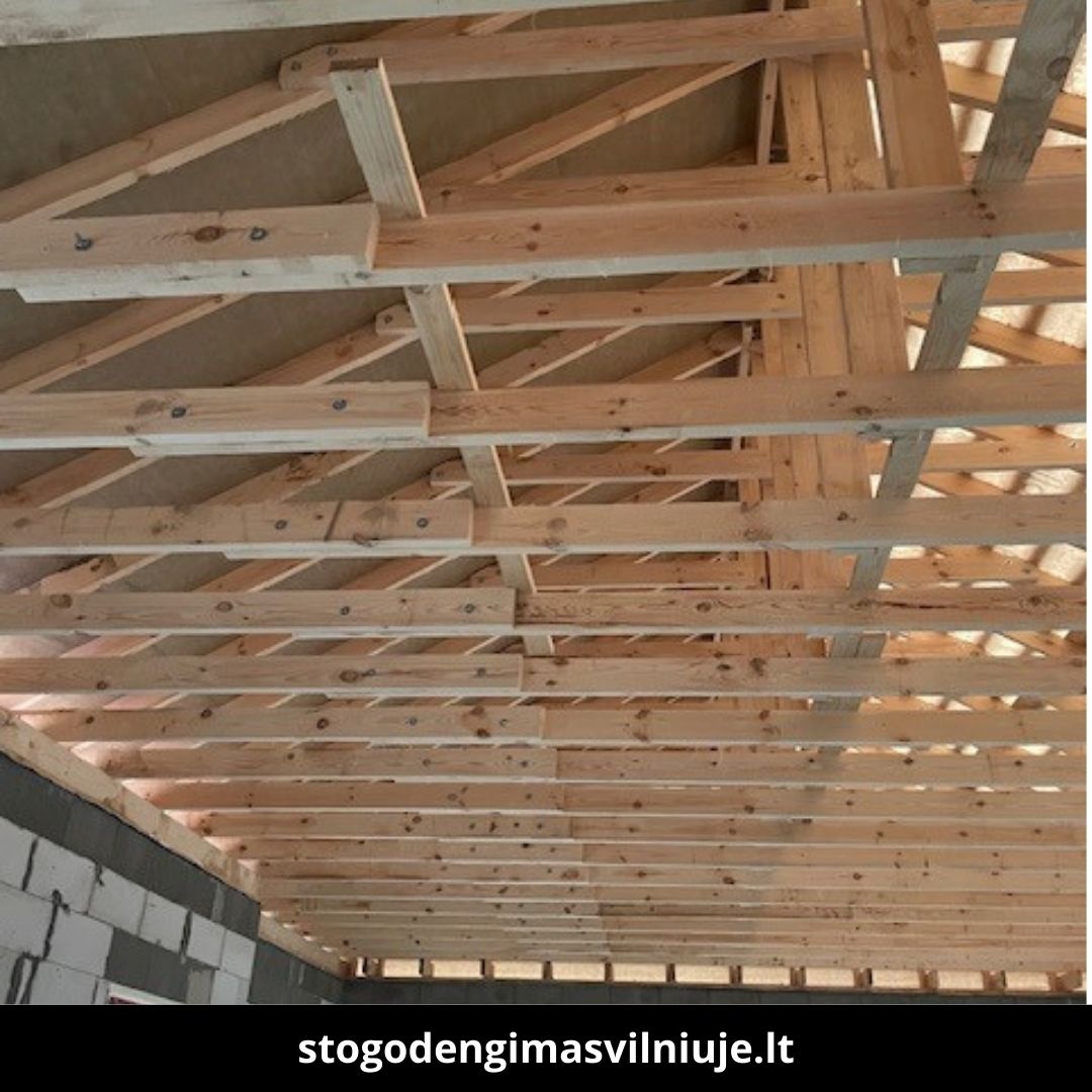 Stogo dengimas Vilniuje atlikti darbai 7