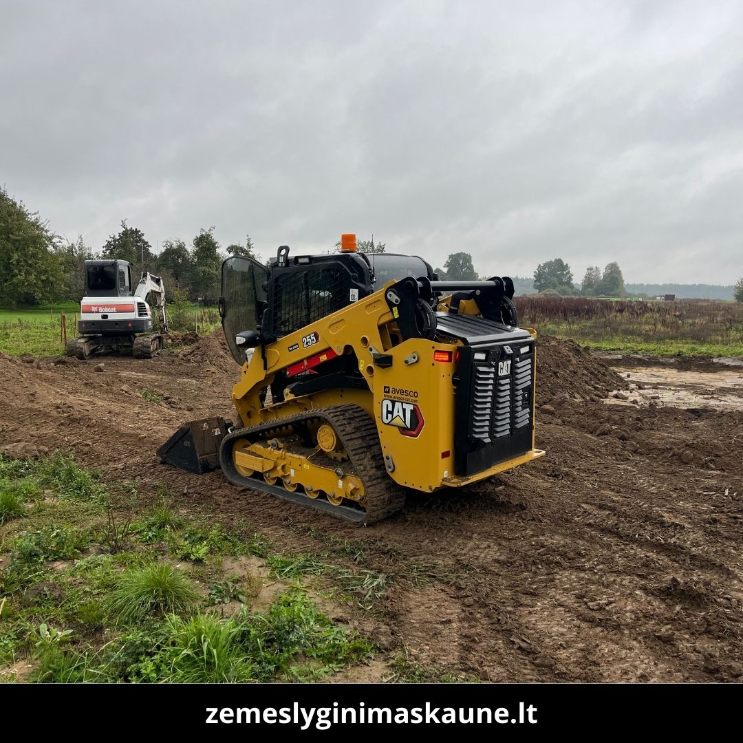 Žemės lyginimas Kaune atlikti darbai 7