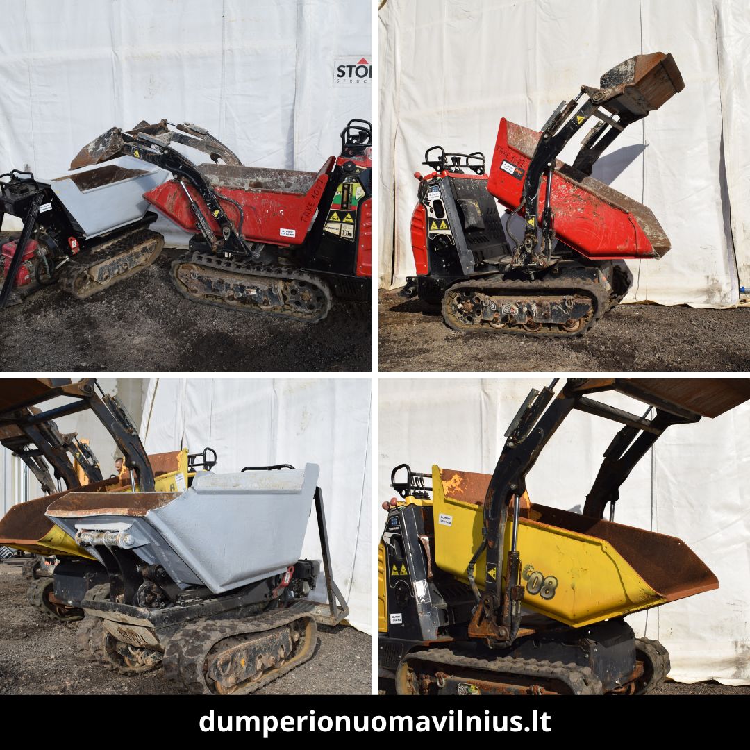 Dumperio nuoma Vilniuje