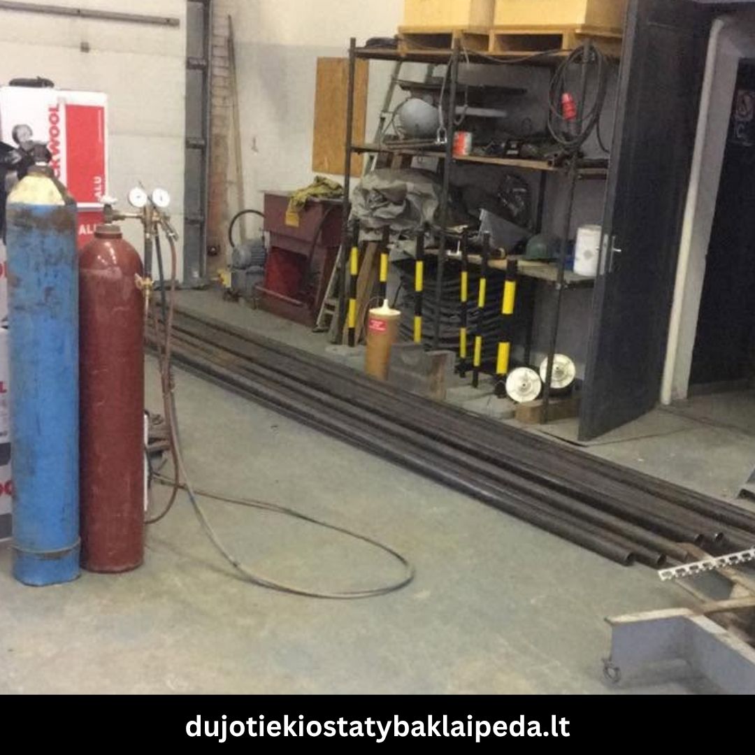 Atlikti dujotiekio darbai Klaipėdoje 2