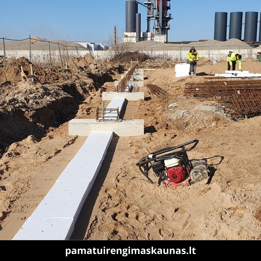 Pamatu irengimas Kaune atlikti darbai 5