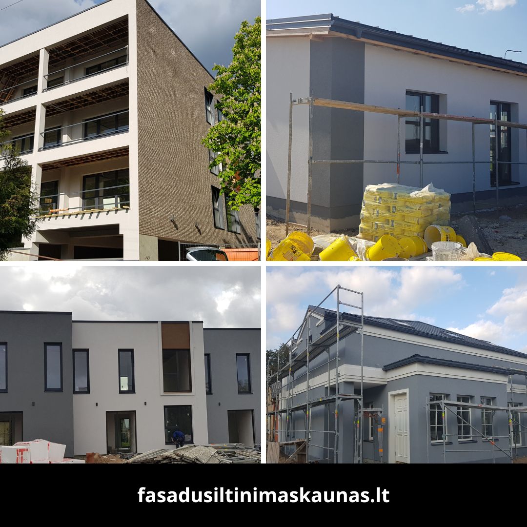 Fasadų šiltinimas Kaunas