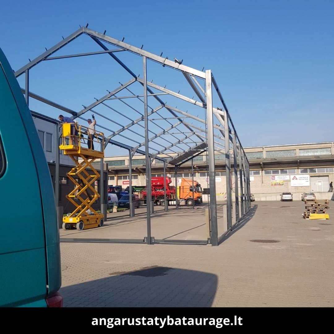 Angarų statyba Tauragėje atlikti darbai 3