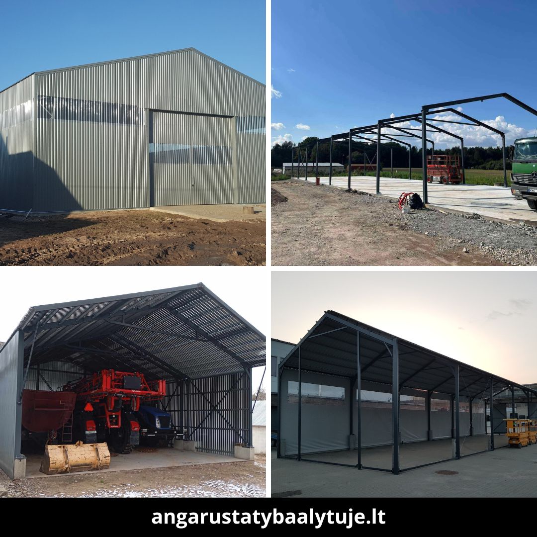 Angarų statyba Alytuje