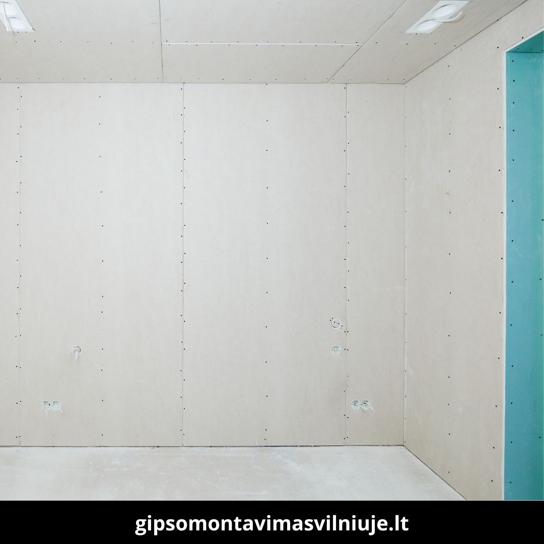 Gipso montavimas Vilniuje atlikti darbai 7