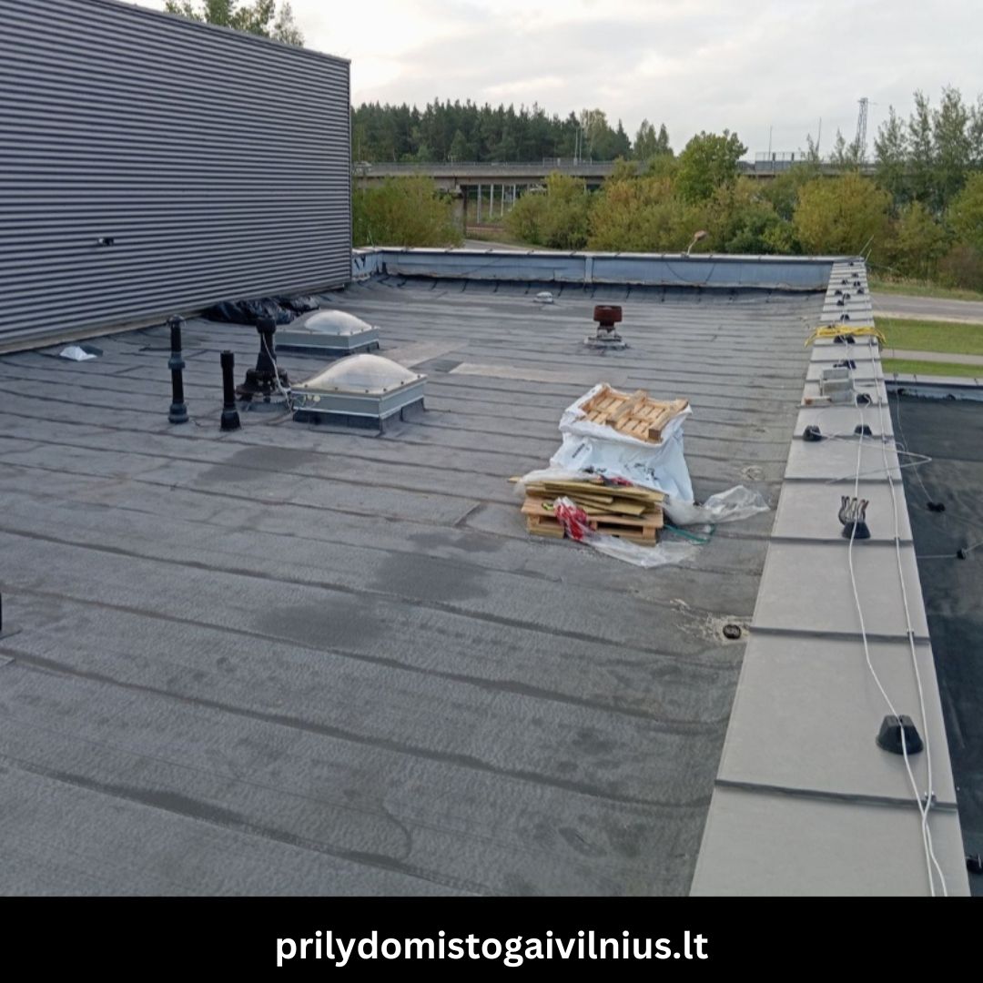 Prilydomi stogai Vilniuje atlikti darbai 2