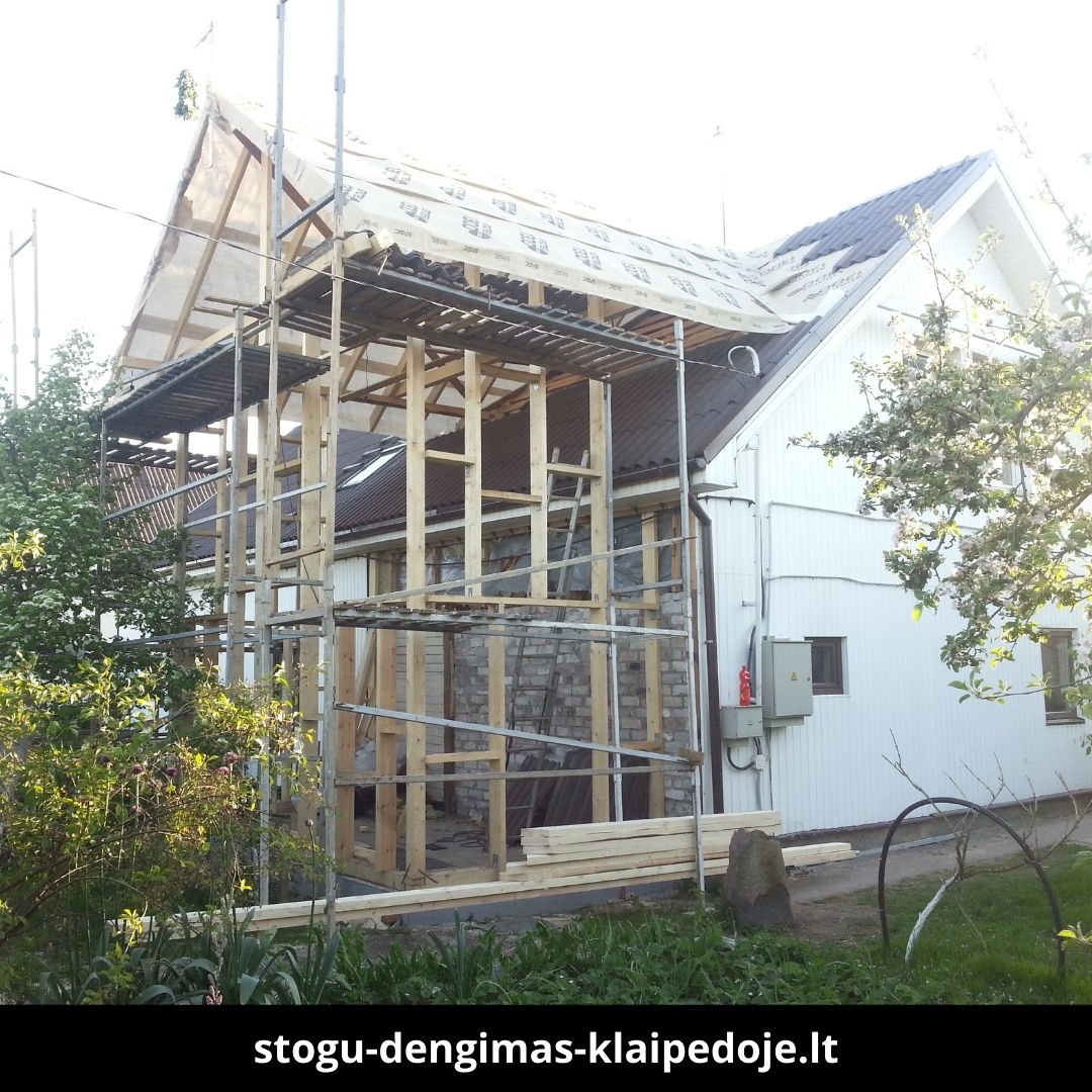 Stogų dengimas Klaipėdoje atlikti darbai 5