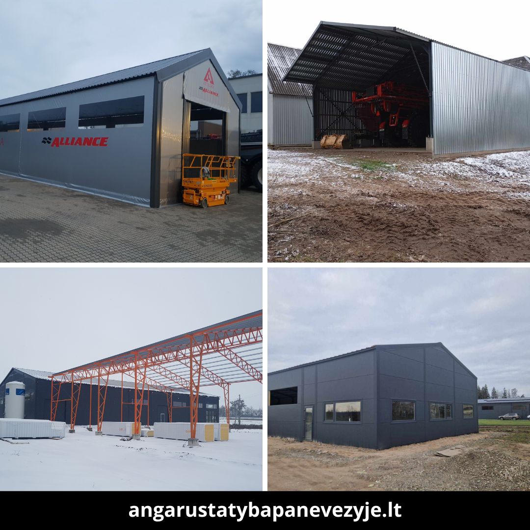 Angarų statyba Panevėžyje