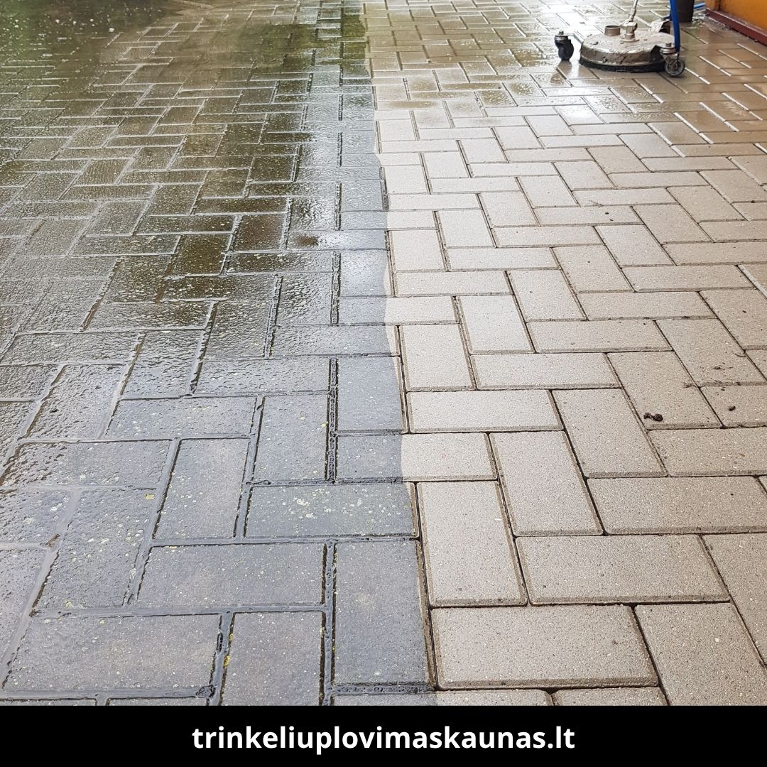 Trinkelių plovimas Kaune atlikti darbai 6