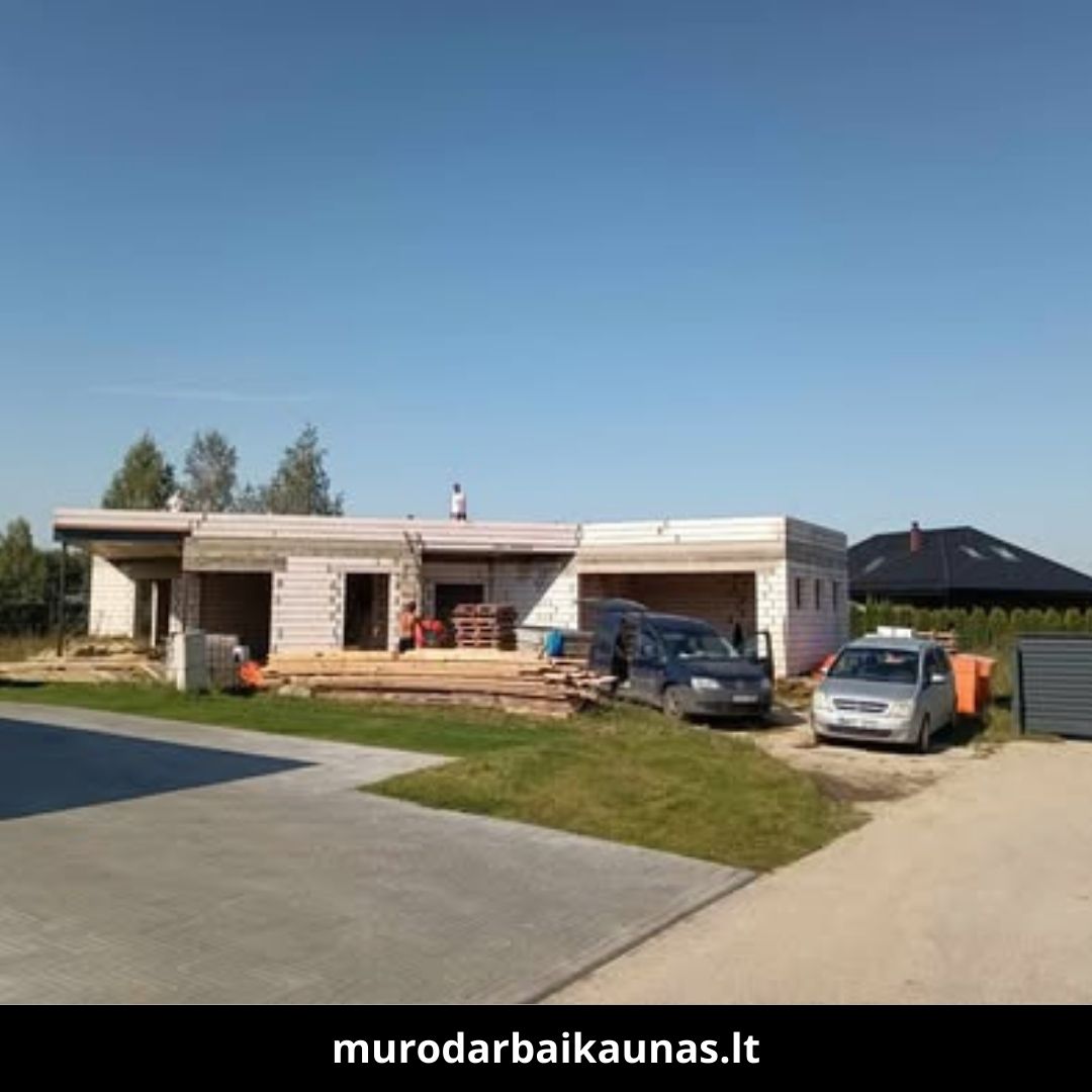 Mūro darbai Kaune atlikti darbai 4