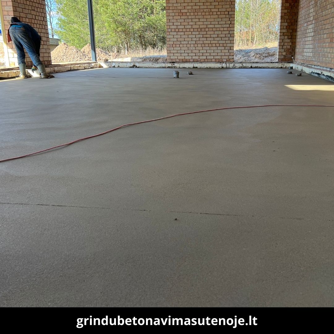 Grindų betonavimas Utenoje atlikti darbai 8