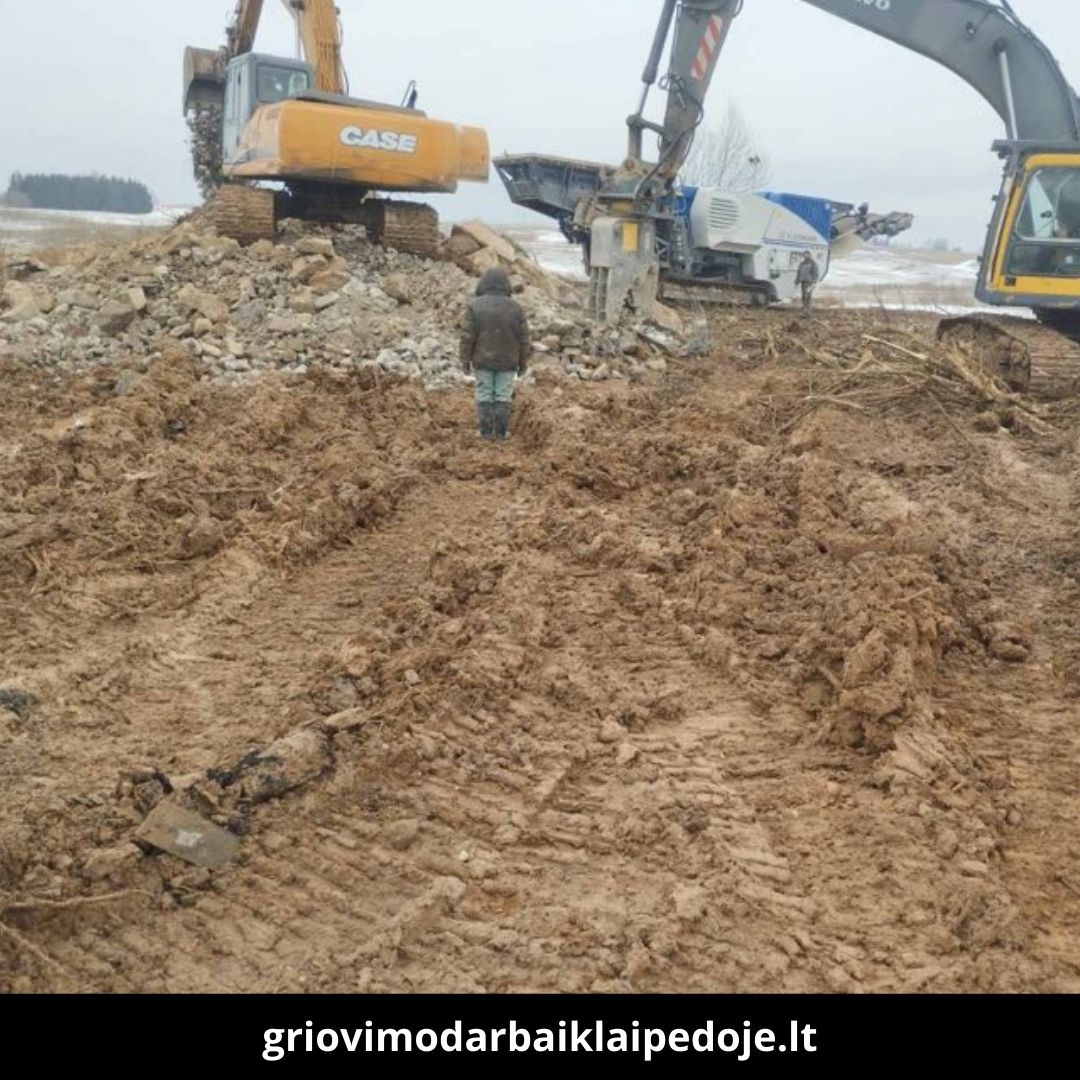 Griovimo darbai Klaipėdoje atlikti darbai 5