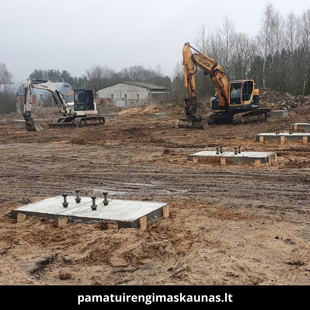 Pamatu irengimas Kaune atlikti darbai 2
