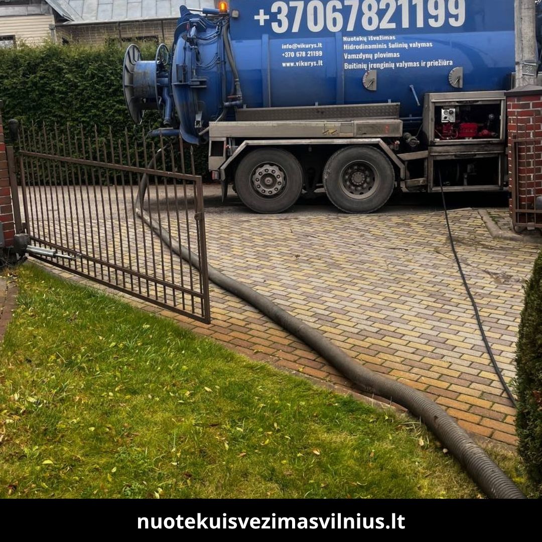 Nuotekų išvežimas Vilniuje 4