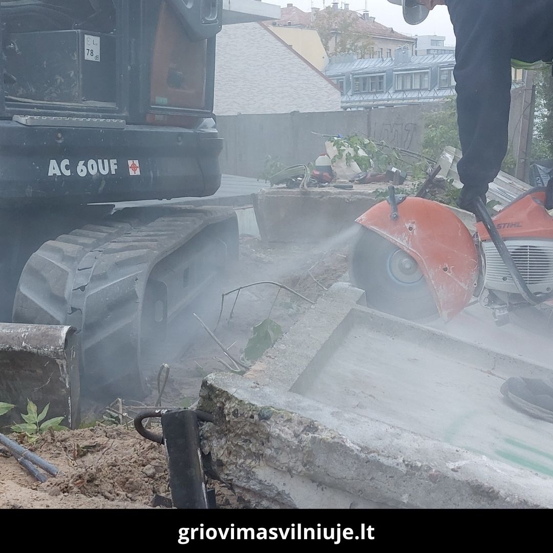 Griovimas Vilniuje atlikti darbai 8
