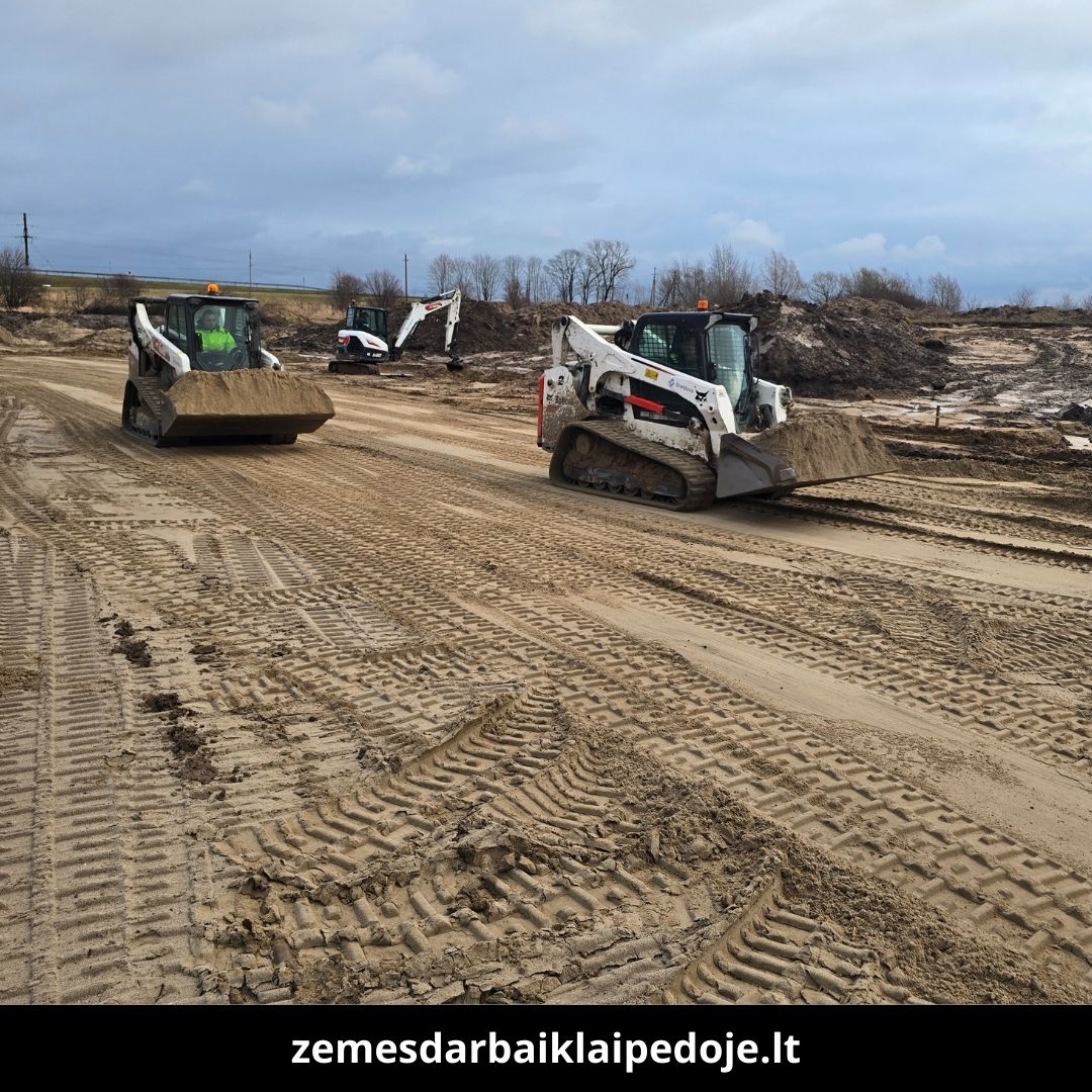 Žemės darbai Klaipėdoje atlikti darbai 1