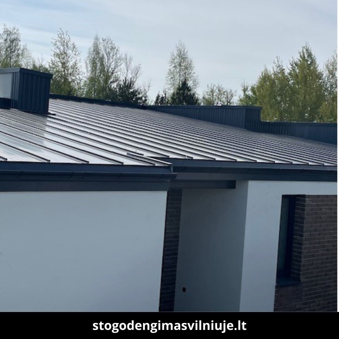 Stogo dengimas Vilniuje atlikti darbai 6