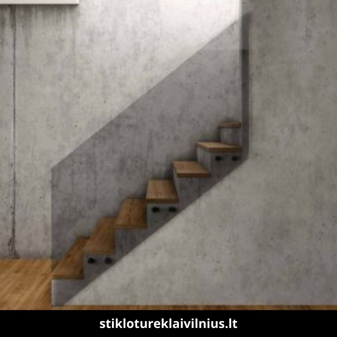 Stiklo turėklai Vilnius tipai 2