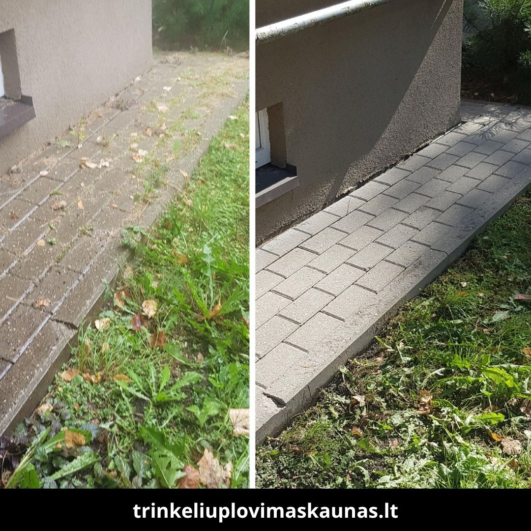 Trinkelių plovimas Kaune atlikti darbai 2