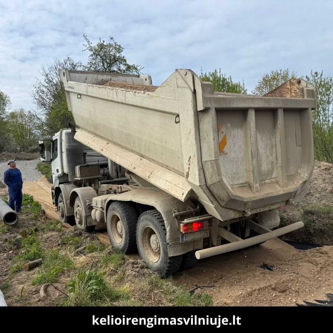 Kelio įrengimas Vilniuje darbai 2