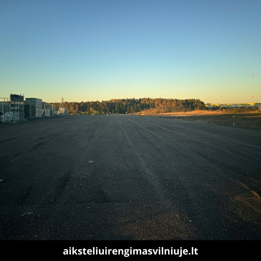 Aikštelių įrengimas Vilniuje darbai 4