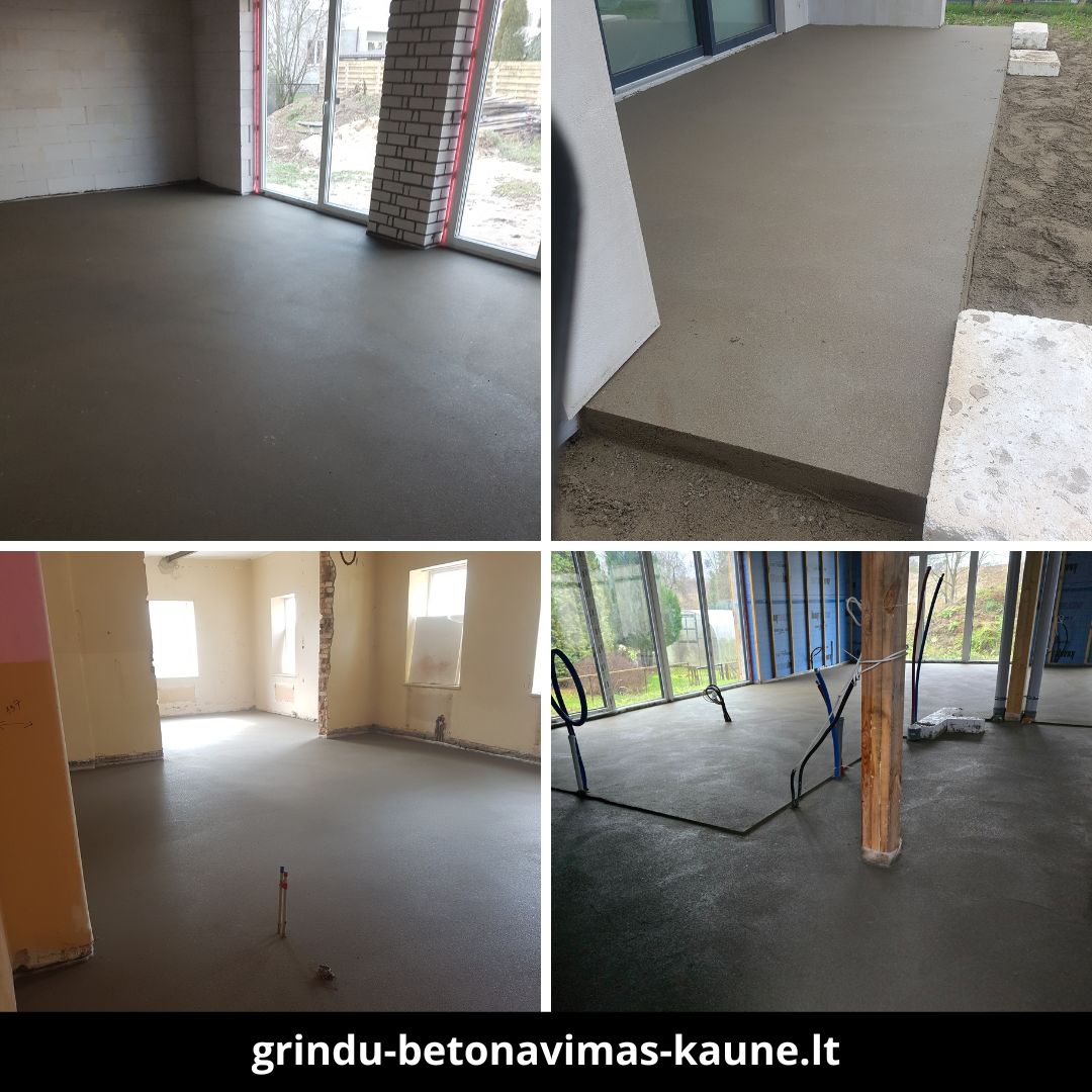 Grindu betonavimas Kaune