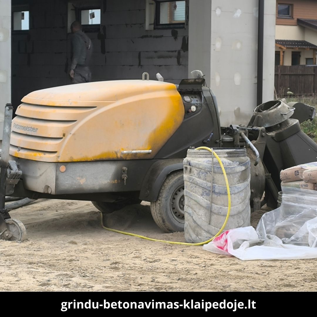 Grindų betonavimas Klaipėdoje atlikti darbai 4