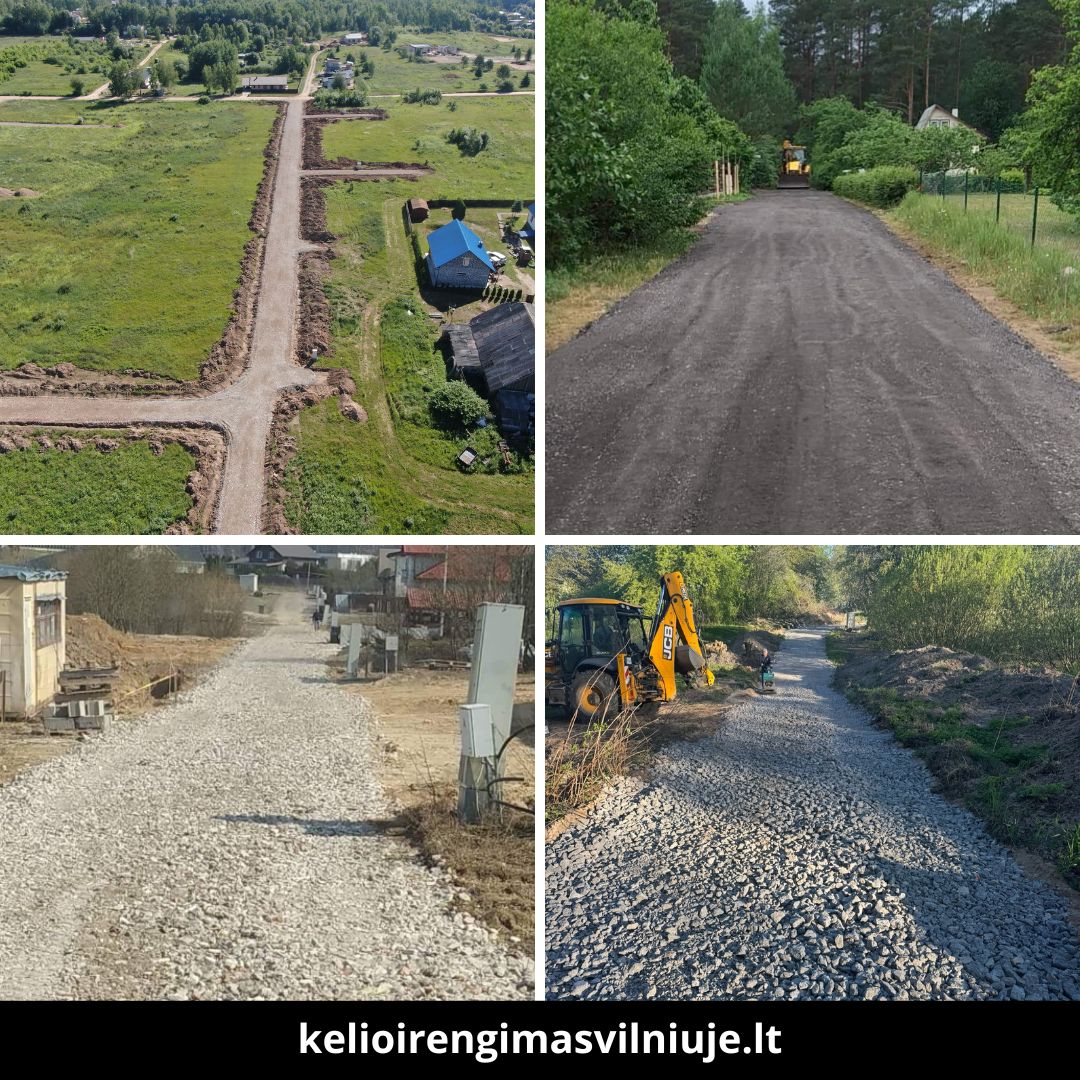 Kelio įrengimas Vilniuje