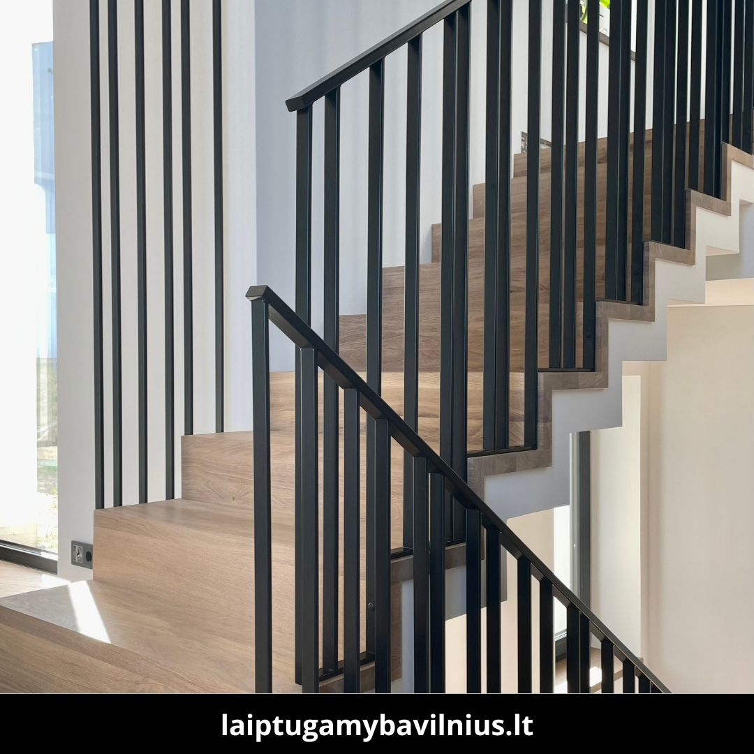 Laiptų gamyba Vilniuje atlikti darbai 9