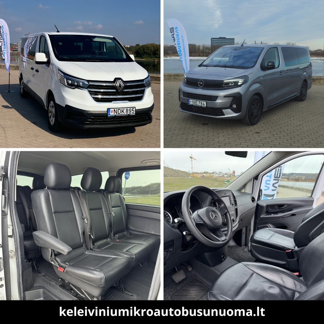 keleivinių mikroautobusų nuoma