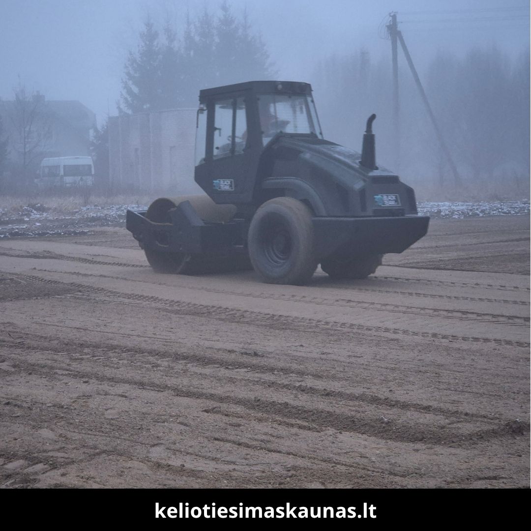 Kelio tiesimas Kaune darbai 9