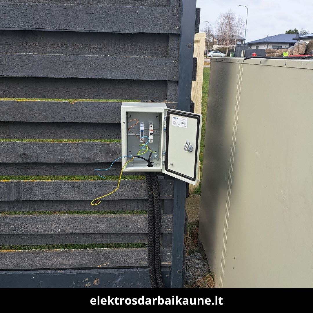 Elektros darbai Kaune atlikti darbai 1