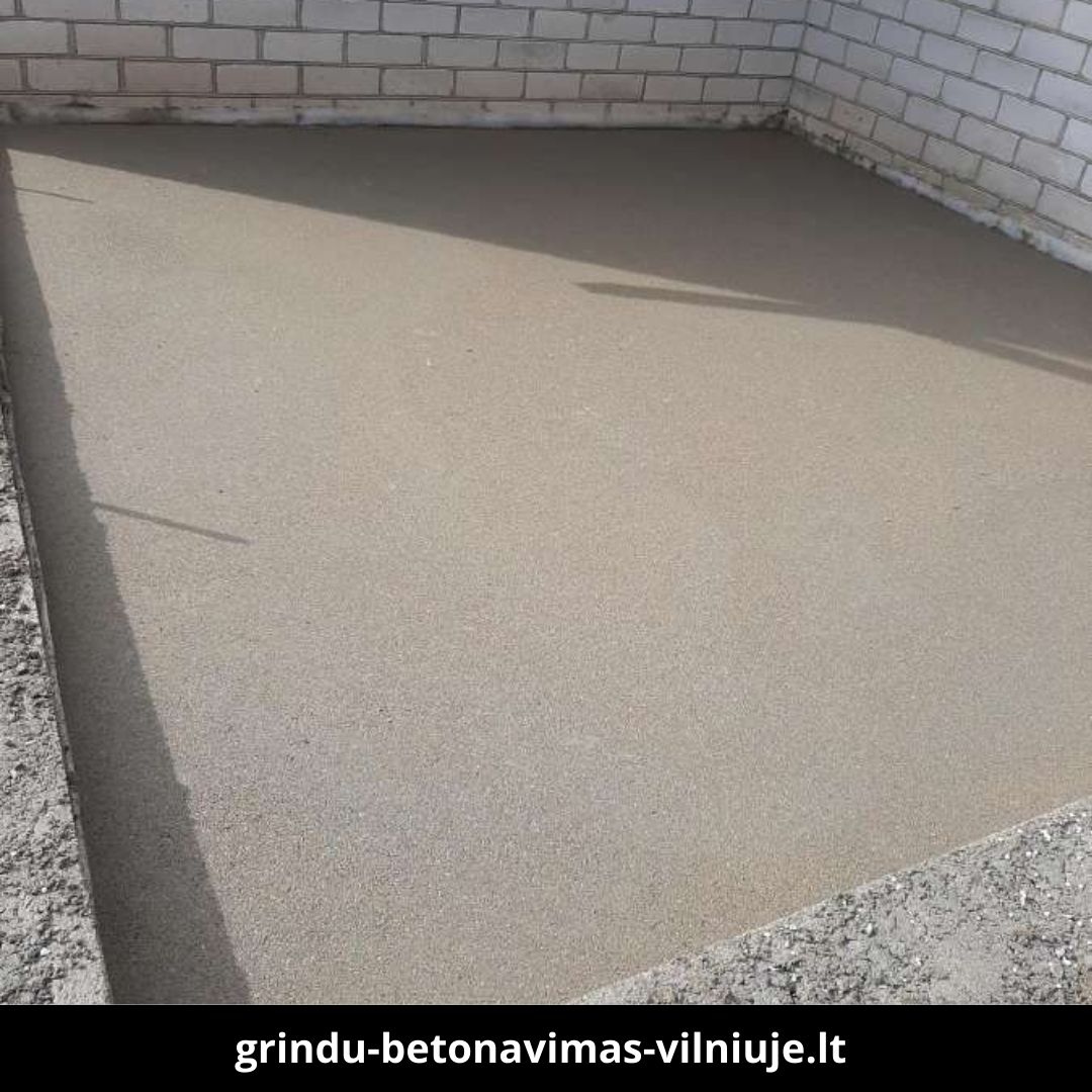 Grindų betonavimas Vilniuje atlikti darbai 1