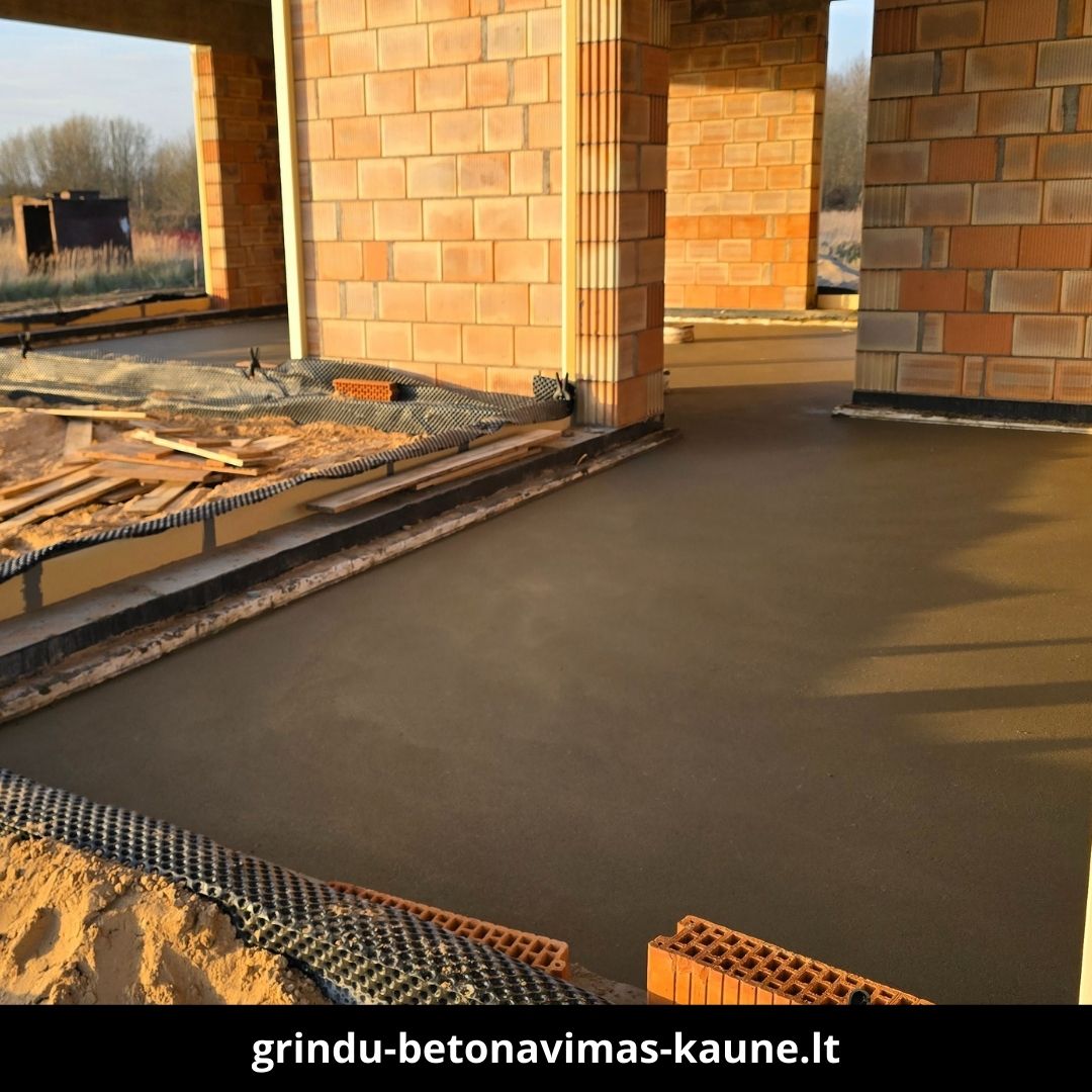 Grindu betonavimas Kaune atlikti darbai 7