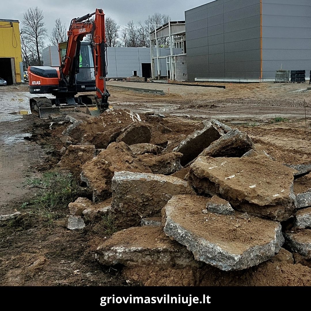 Griovimas Vilniuje atlikti darbai 6