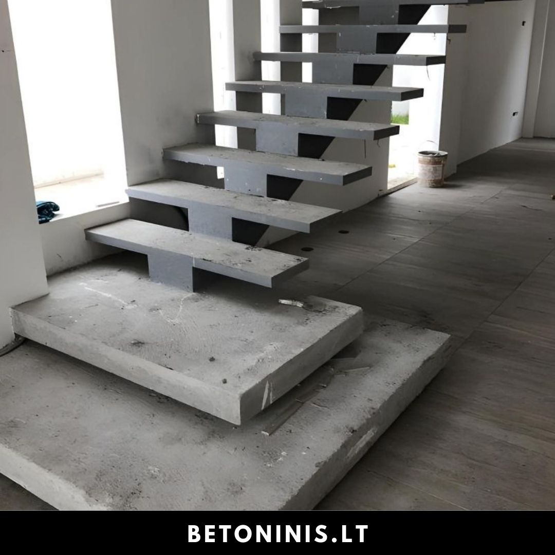 Betoninės laiptų pakopos 6