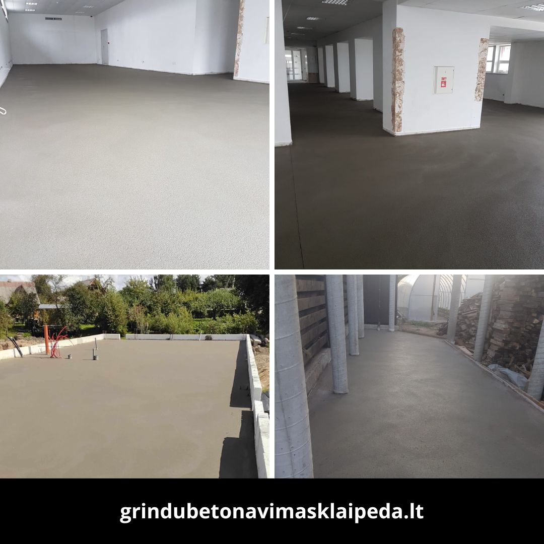 Grindu betonavimas Klaipeda