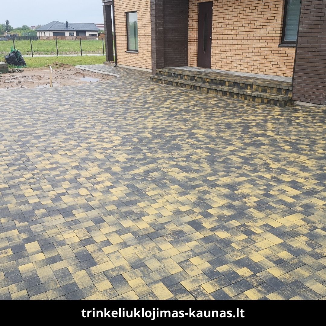 Trinkelių klojimas Kaunas atlikti darbai 1