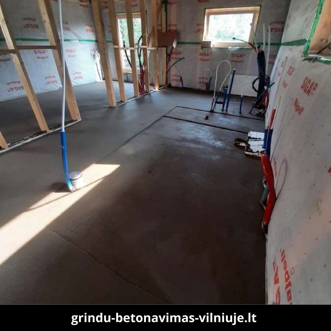 Grindų betonavimas Vilniuje atlikti darbai 7