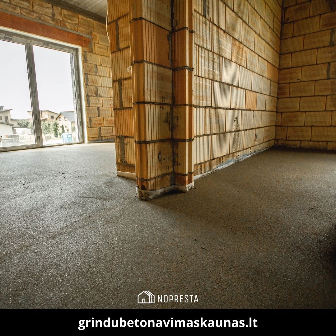 Grindų betonavimas Kaunas atlikti darbai 4