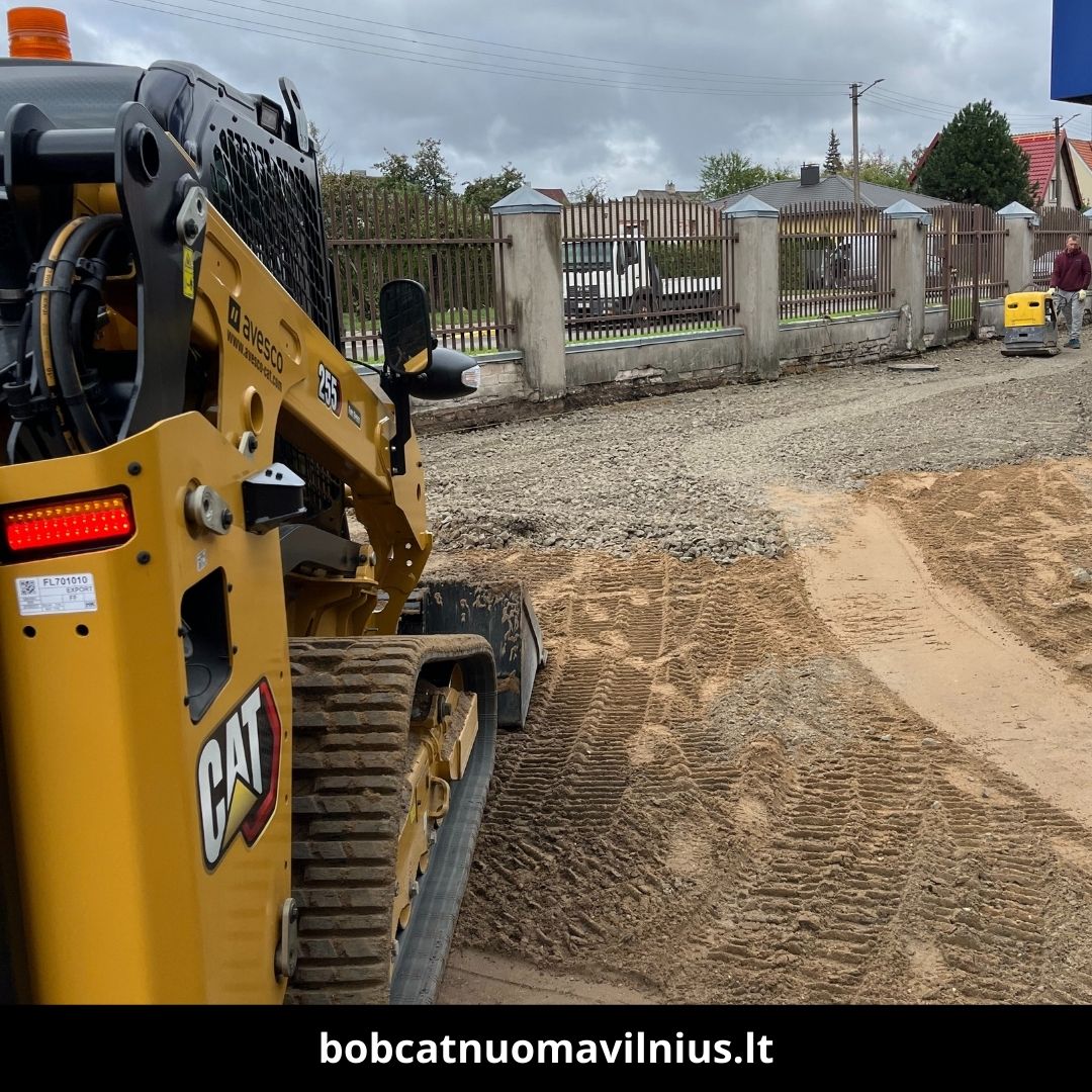 Bobcat nuoma Vilniuje atlikti darbai 5