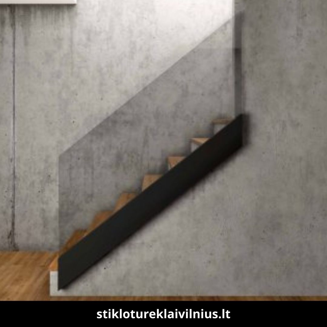 Stiklo turėklai Vilnius tipai 3