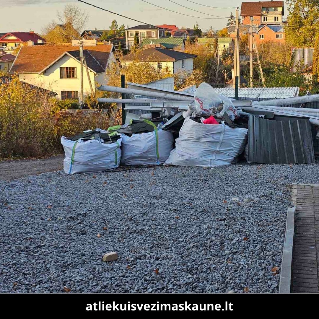 Atliekų išvežimas Kaune atlikti darbai 3