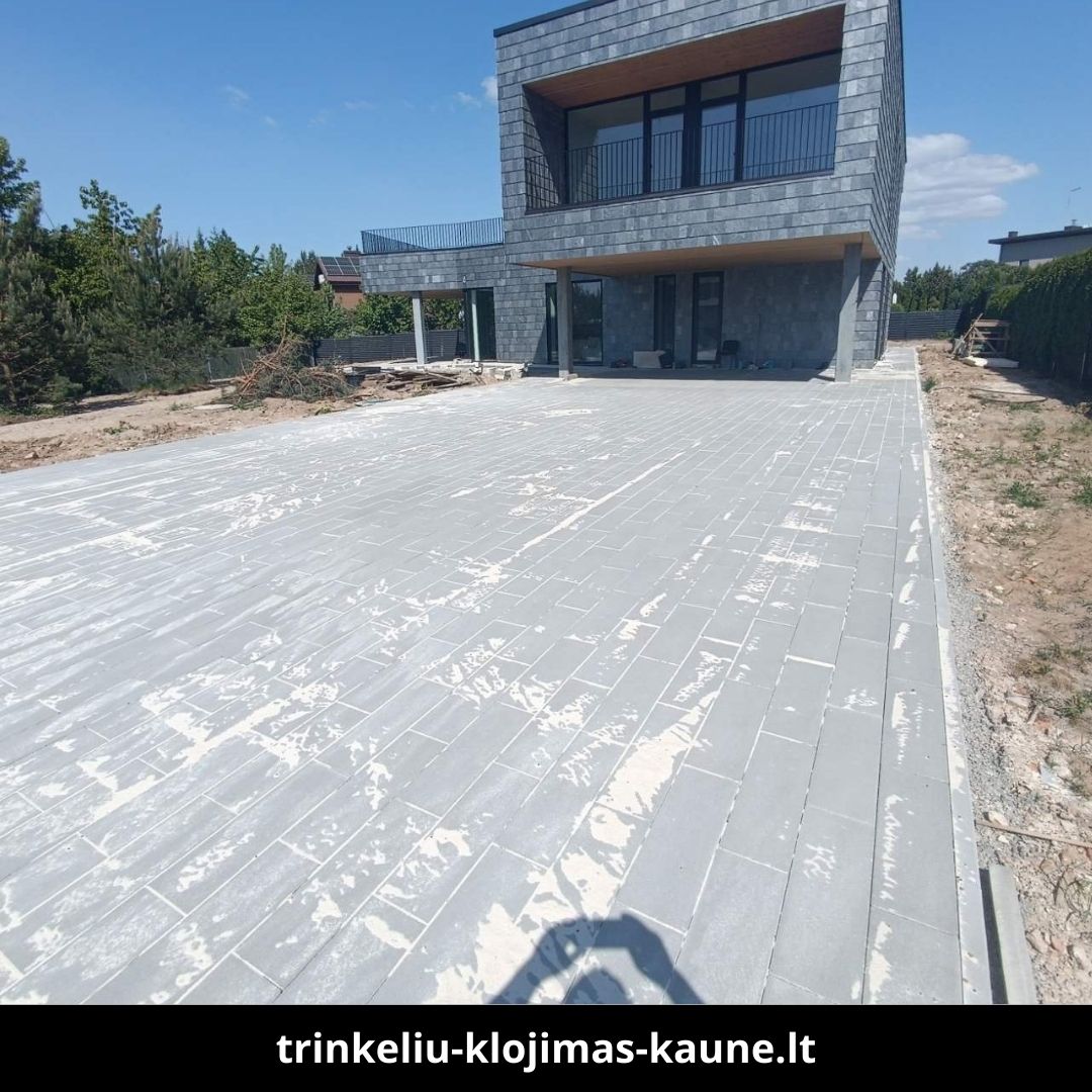 Trinkelių klojimas Kaune atlikti darbai 6