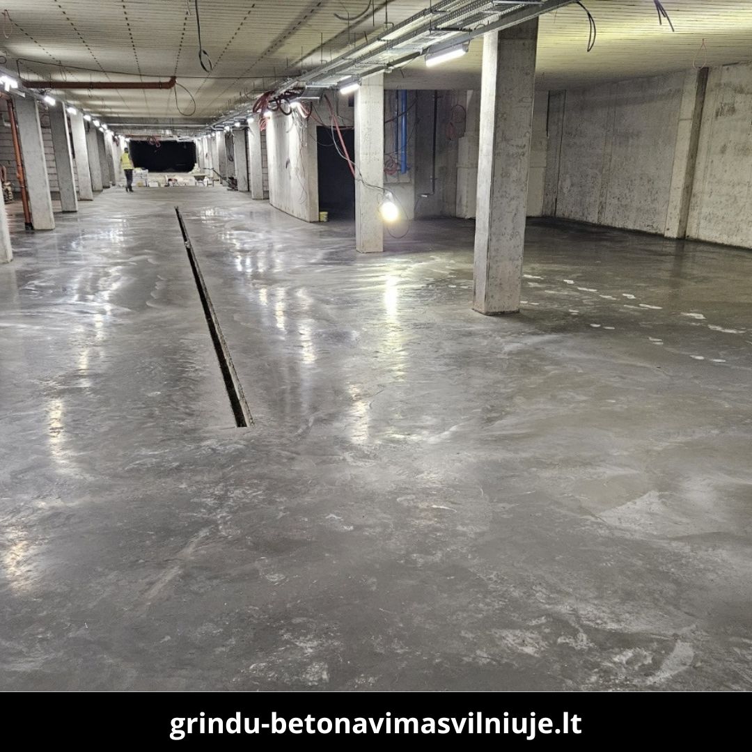 Grindų betonavimas Vilniuje 9