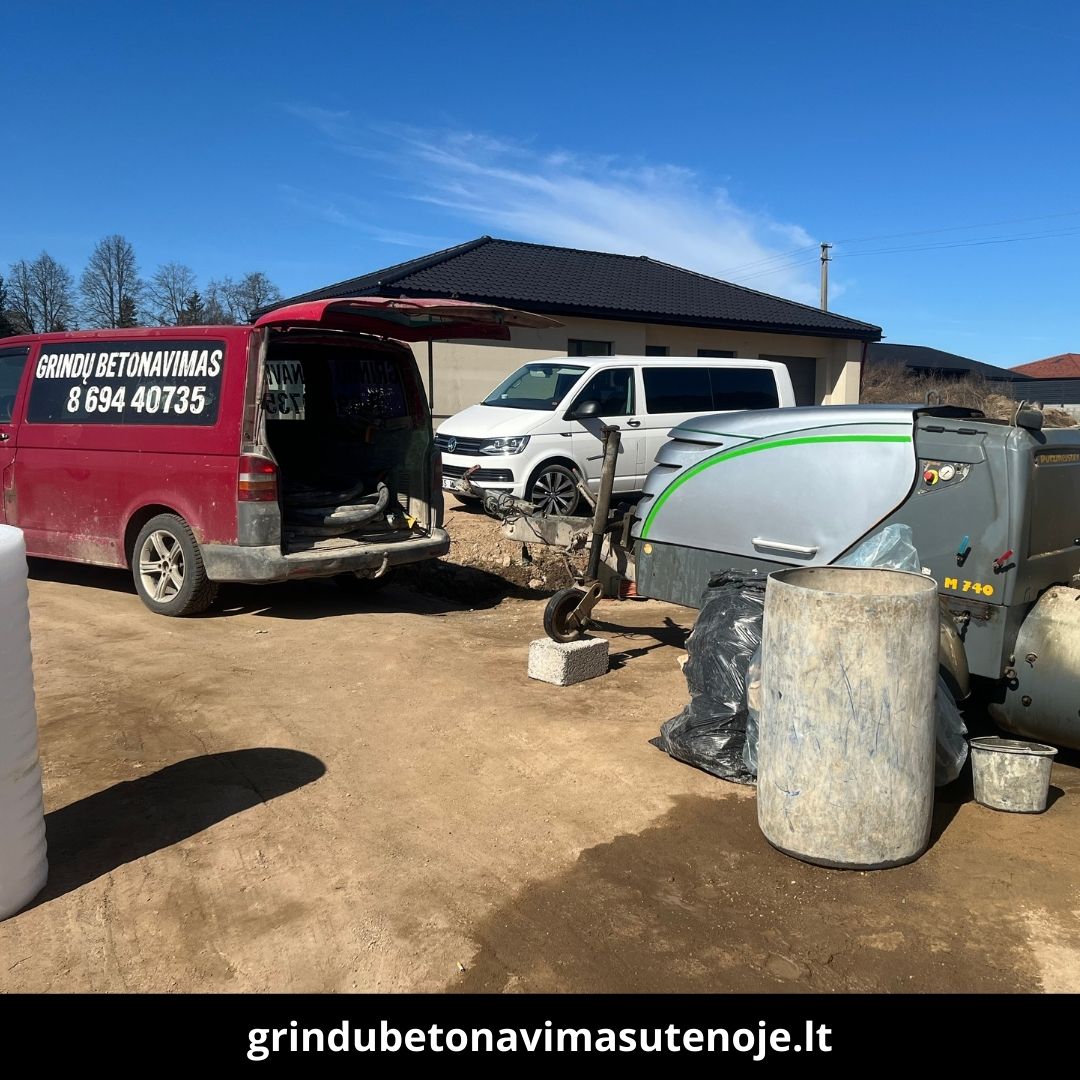Grindų betonavimas Utenoje atlikti darbai 7