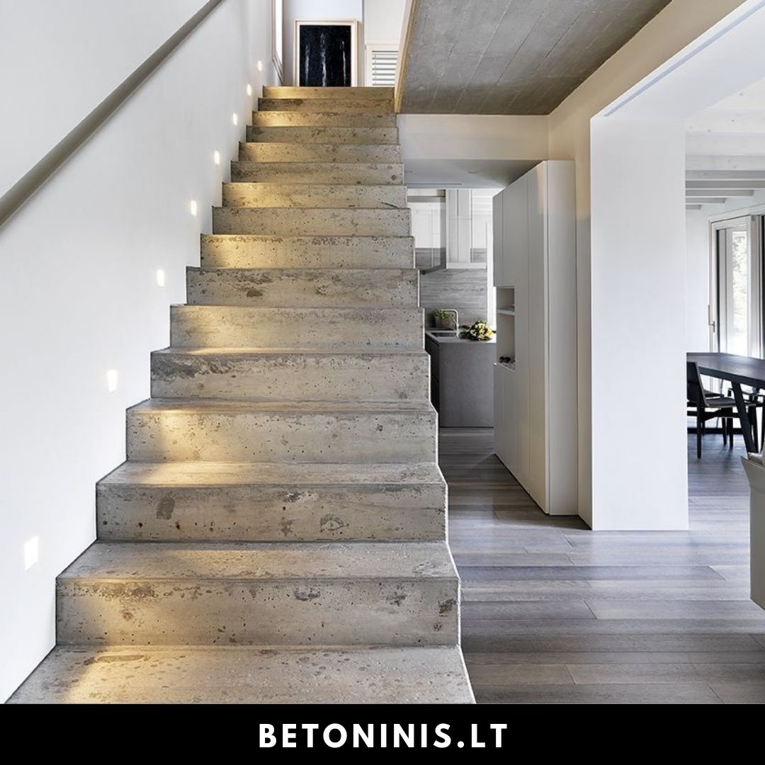 Betoninės laiptų pakopos 5