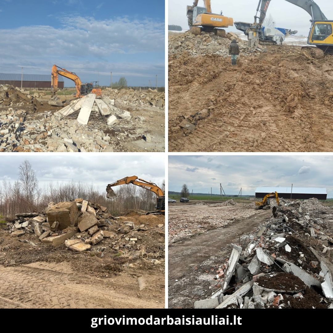 Griovimo darbai Šiauliai