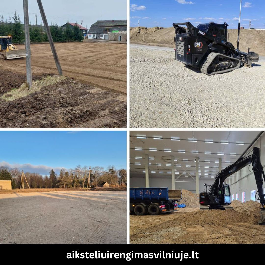 Aikštelių įrengimas Vilniuje