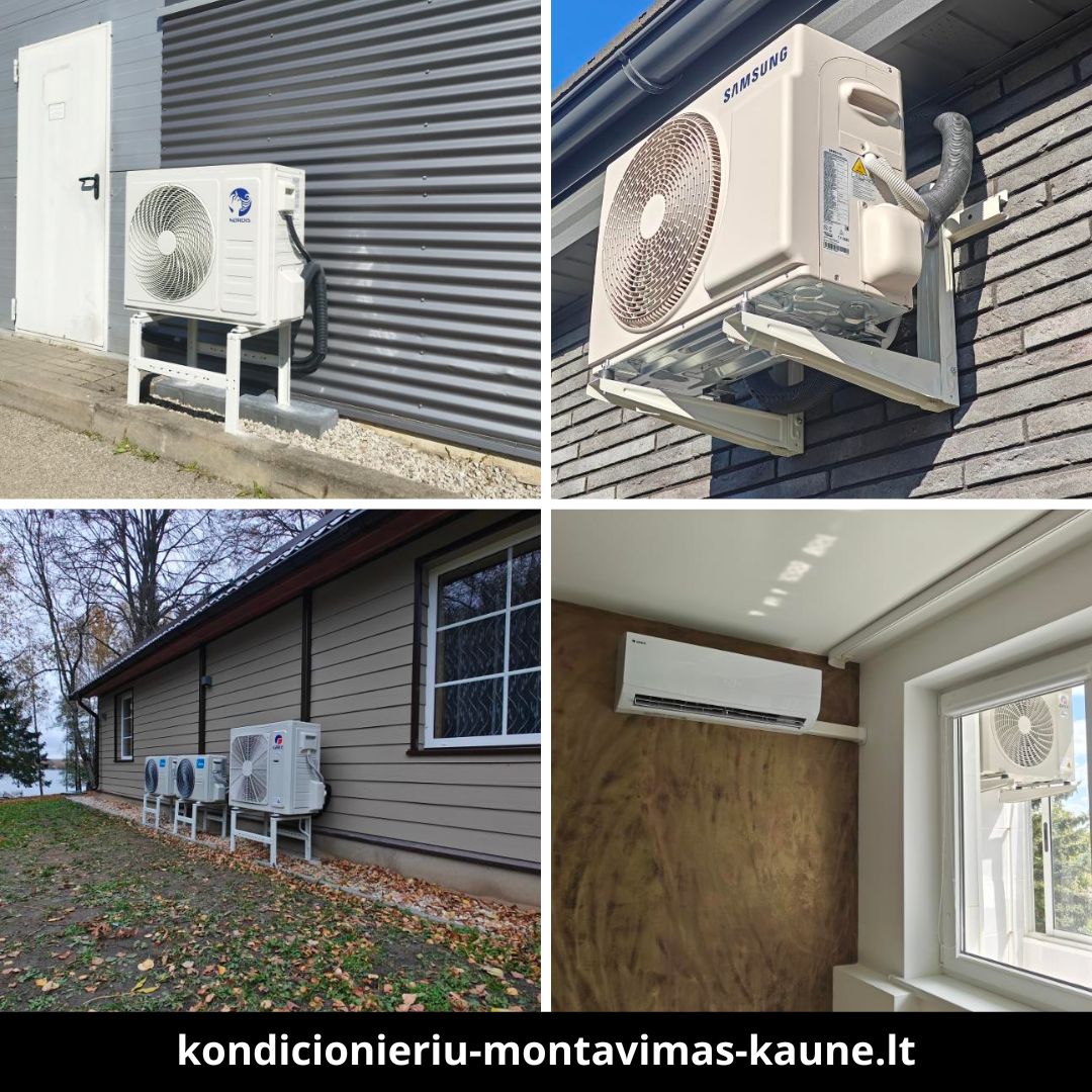 Kondicionierių montavimas Kaune